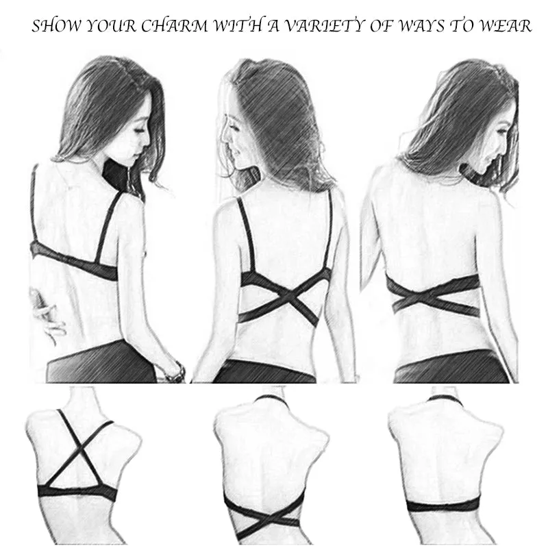 Sexy U Backless Push-Up Bra - Deep U Low Cut Intimates