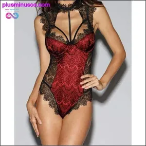 Sexy Women Backless Lingerie Bodysuit Teddies Lace Choker