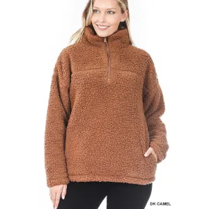 Sherpa Pull Over in Deep Camel