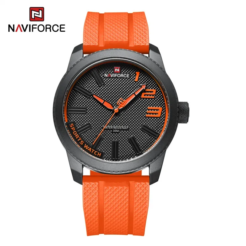 Silicone Strap Military Watch - 30ATM Waterproof