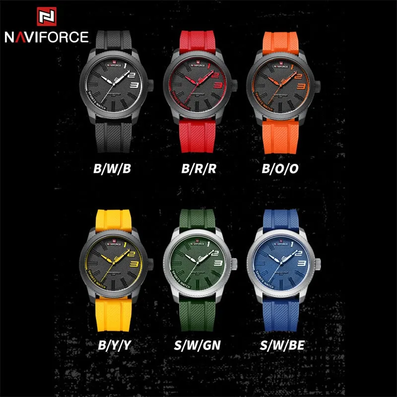 Silicone Strap Military Watch - 30ATM Waterproof