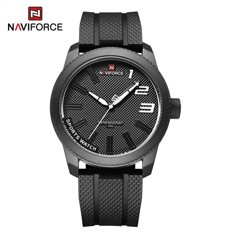 Silicone Strap Military Watch - 30ATM Waterproof