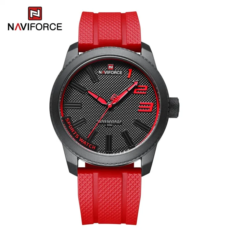Silicone Strap Military Watch - 30ATM Waterproof