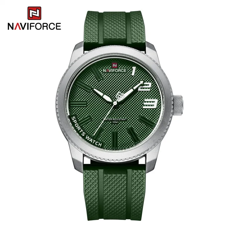 Silicone Strap Military Watch - 30ATM Waterproof