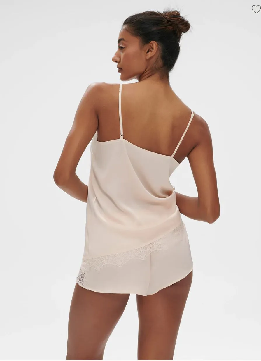 Simone Perele Satin Secrets Camisole Sakura Pink