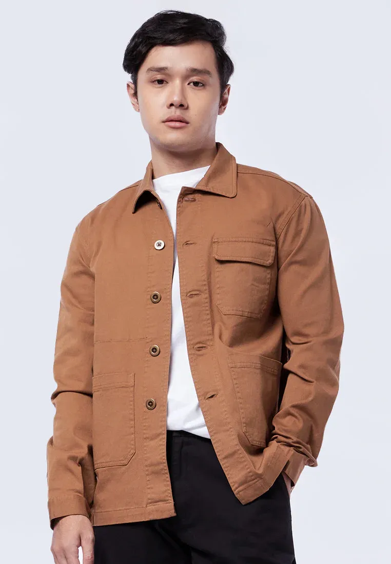 Slim Fit Shirt Jacket