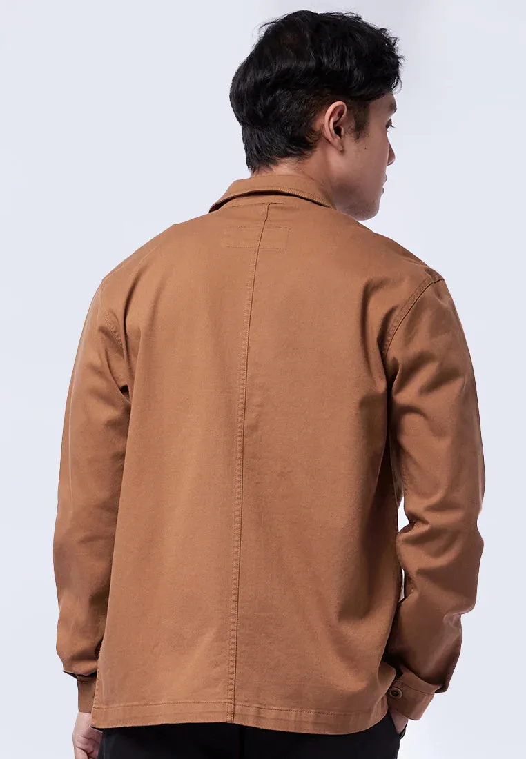 Slim Fit Shirt Jacket
