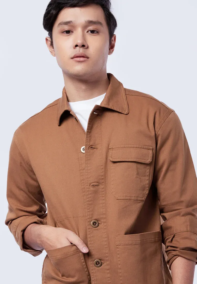 Slim Fit Shirt Jacket