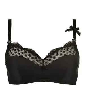 Soutien-gorge de grossesse et d'allaitement LOLLYPOP noir
