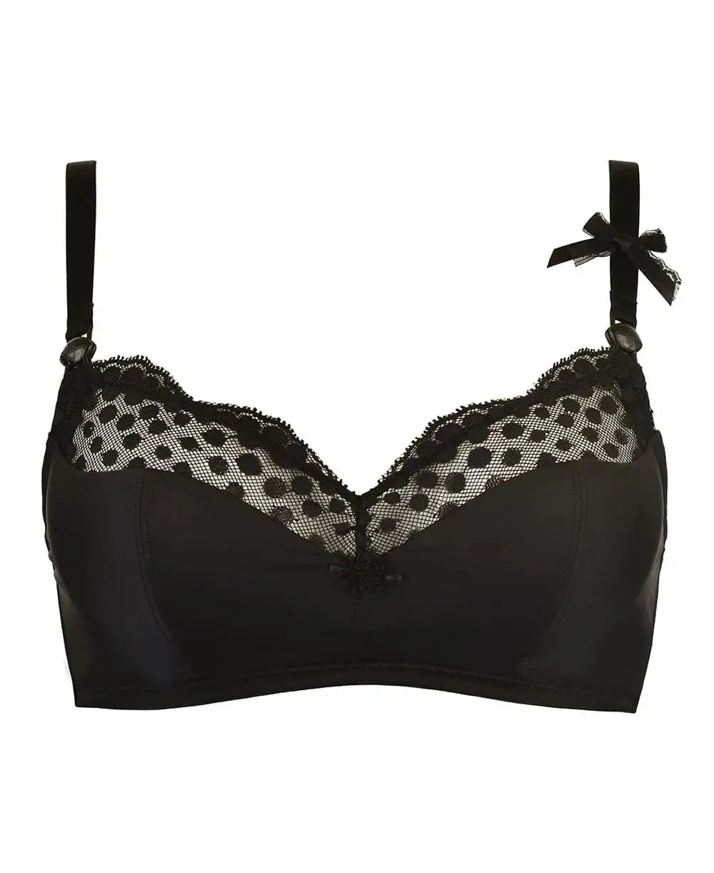 Soutien-gorge de grossesse et d'allaitement LOLLYPOP noir