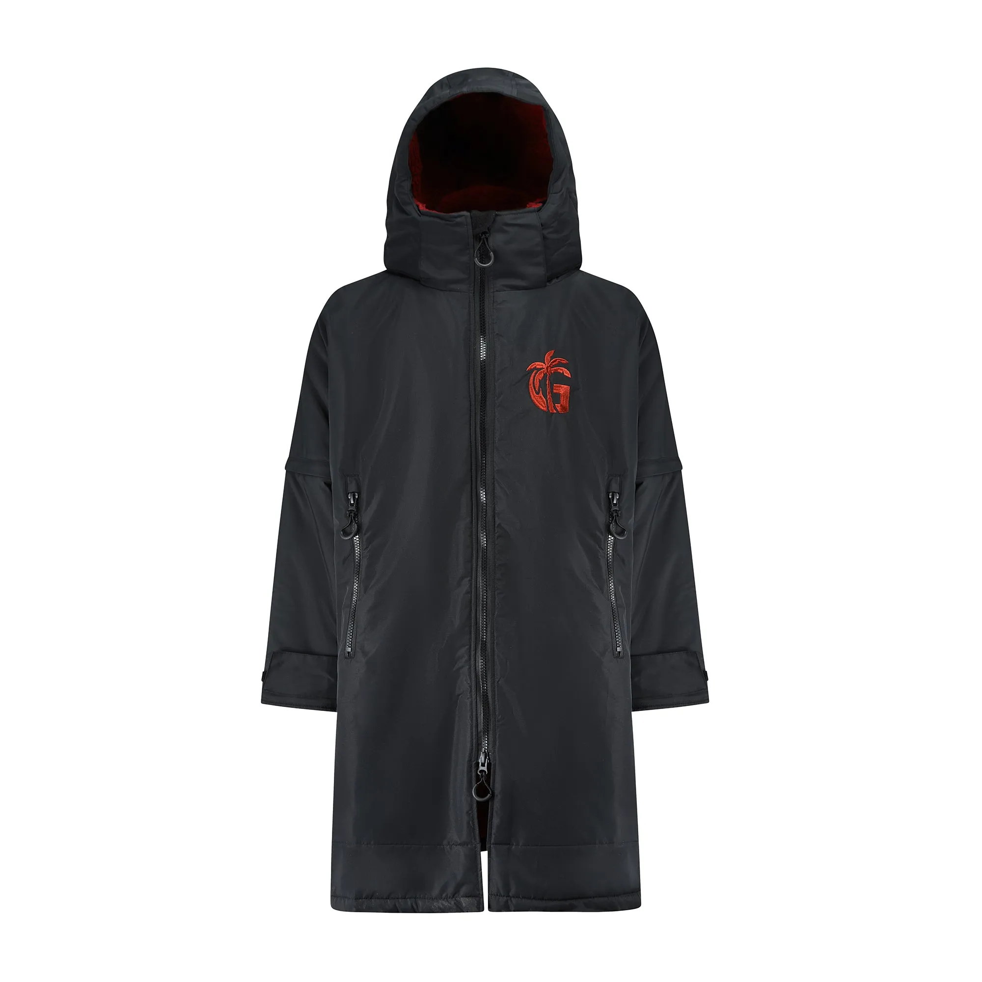 Sports-Cape - Black & Burgundy