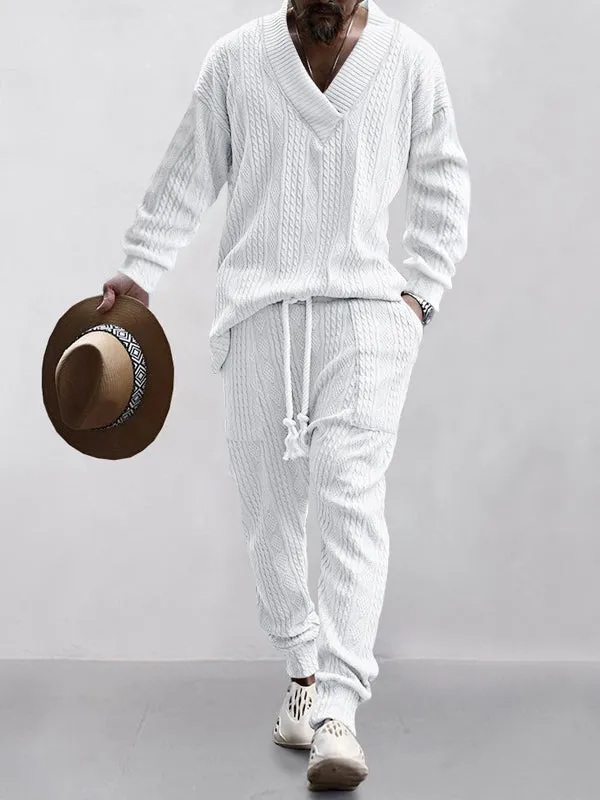 Spring And Autumn Suit Casual Trousers Long Sleeve Tracksuit Sets