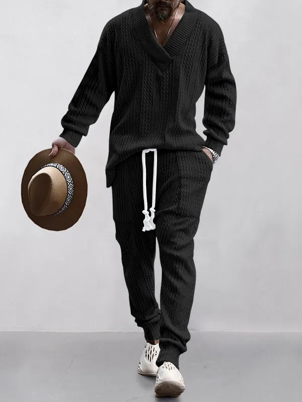 Spring And Autumn Suit Casual Trousers Long Sleeve Tracksuit Sets