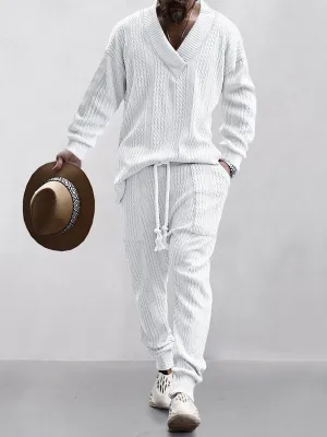 Spring And Autumn Suit Casual Trousers Long Sleeve Tracksuit Sets