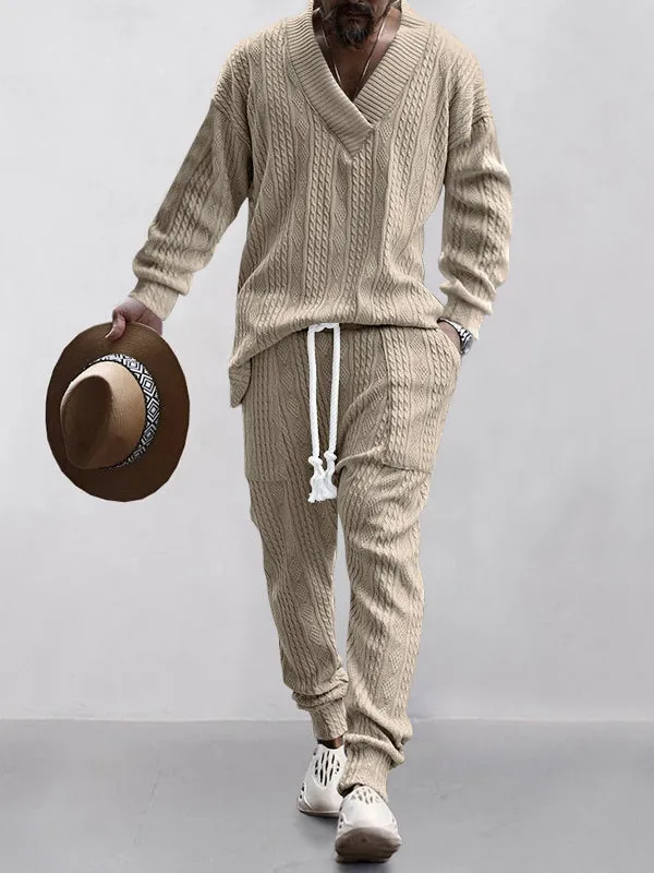Spring And Autumn Suit Casual Trousers Long Sleeve Tracksuit Sets