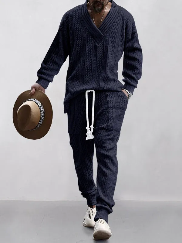 Spring And Autumn Suit Casual Trousers Long Sleeve Tracksuit Sets