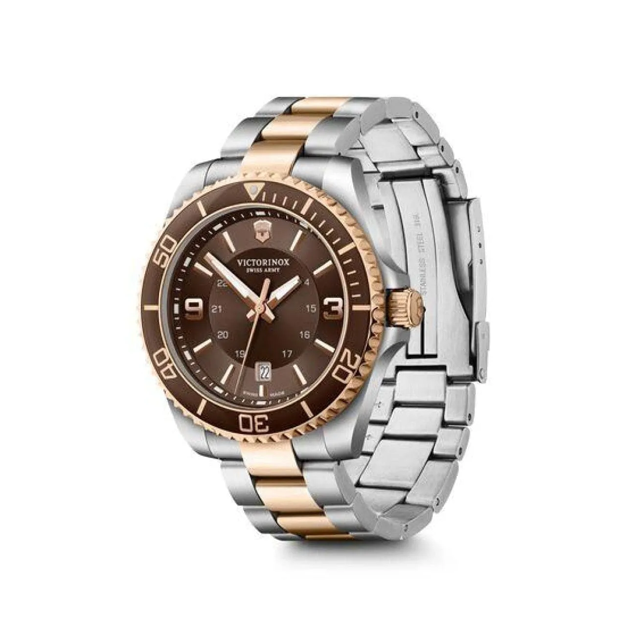 STEEL & ROSE GOLD PLATED MAVERICK