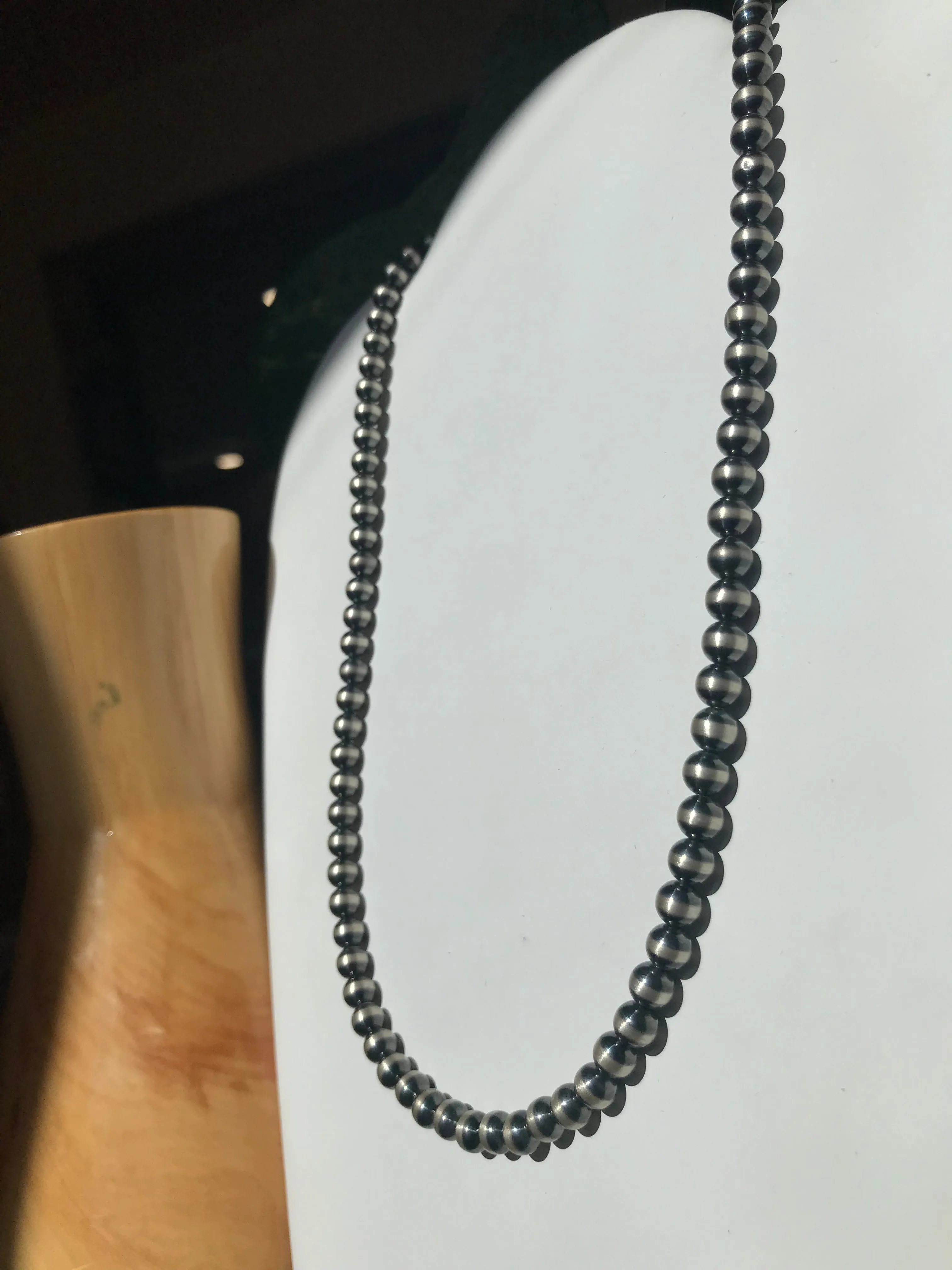 Sterling Silver Beaded Necklace