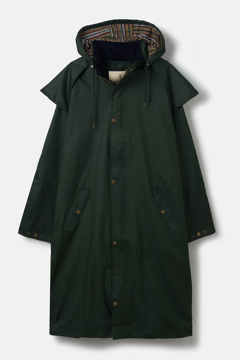 Stockman Mens Full Length Waterproof Rain Coat - Duffel