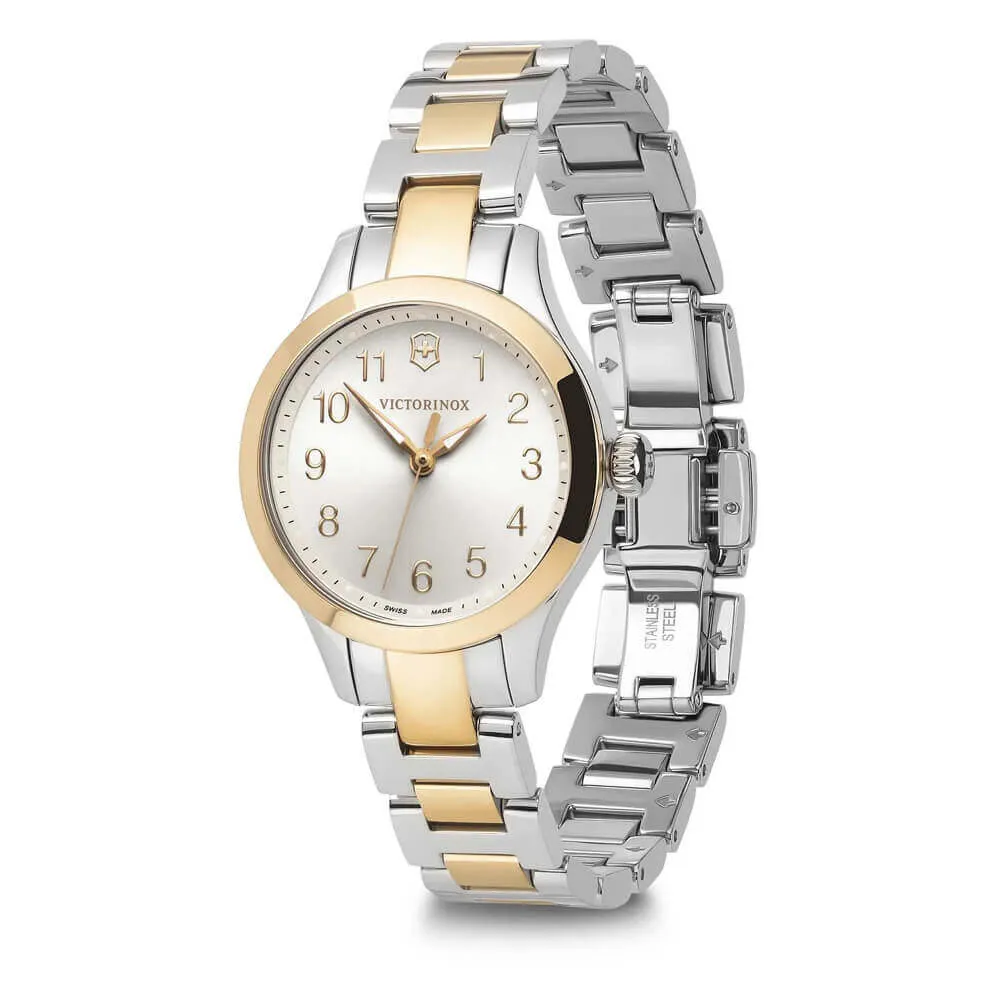 Swiss Army Alliance XS Rose Gold and Stainless Steel Ladies Watch 241842