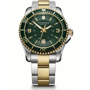 Swiss Army Maverick Large Two-Tone Green Dial Men's Watch 241605