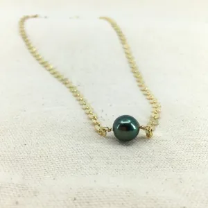 Tahitian Pearl Sequin Choker