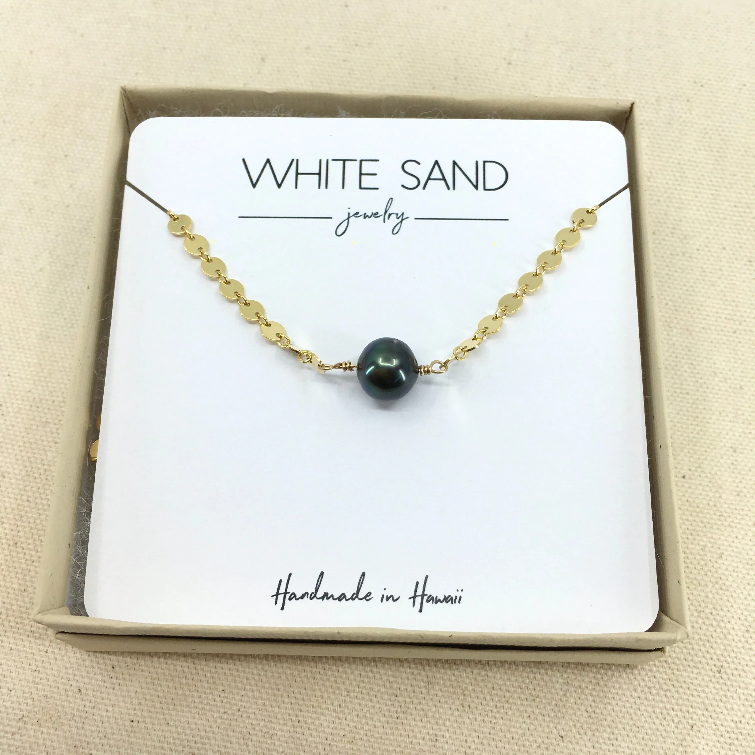 Tahitian Pearl Sequin Choker