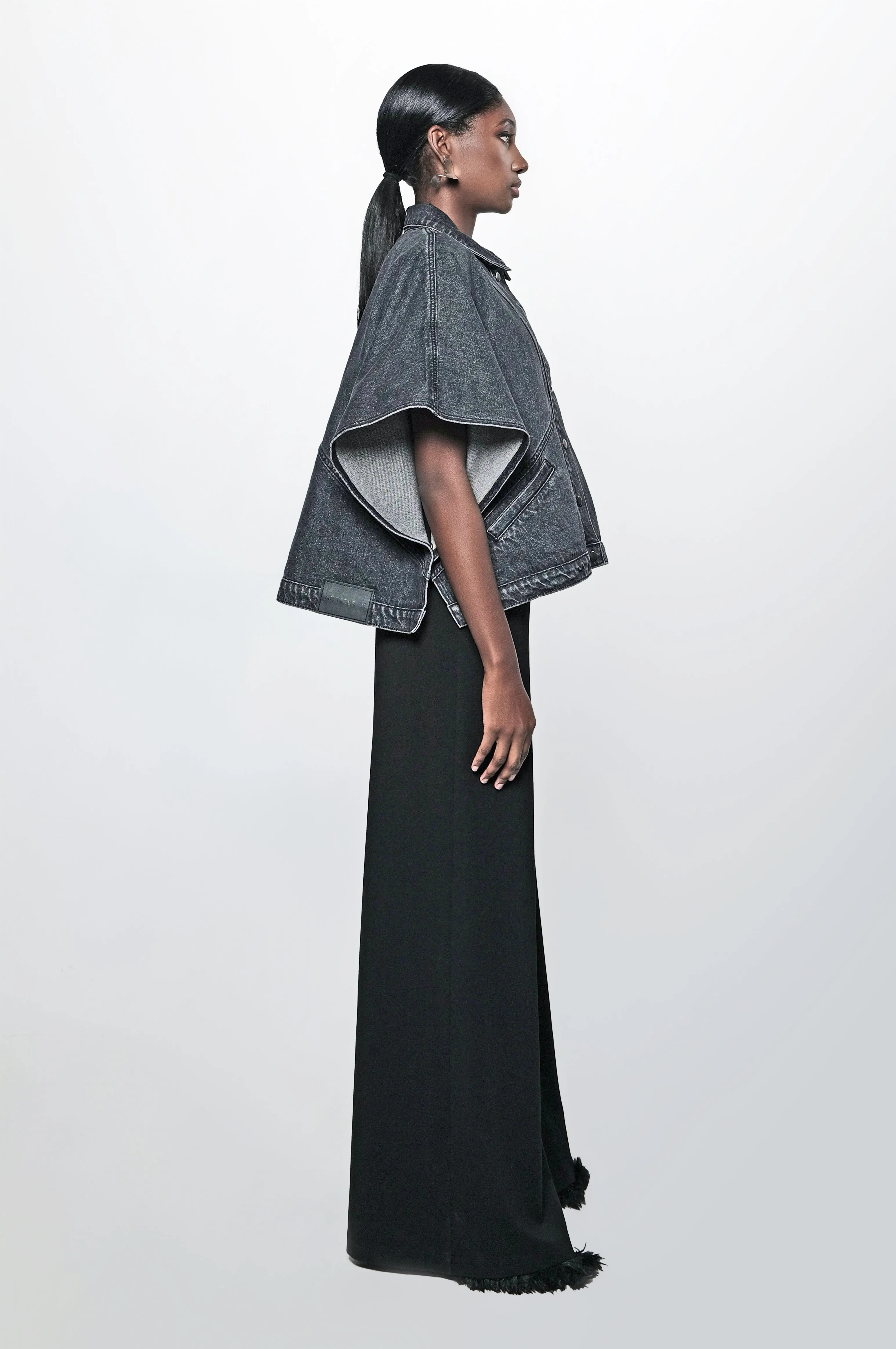 The Denim Cape Jacket