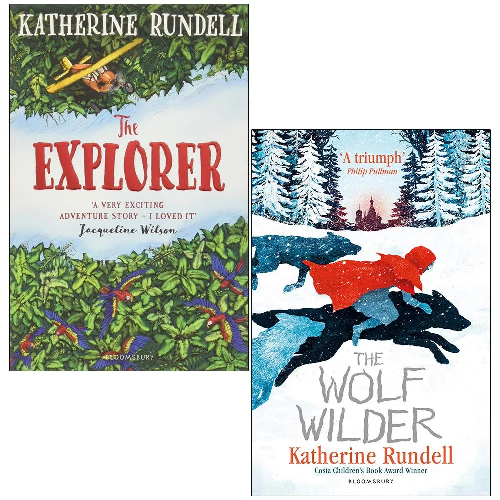 The Explorer and The Wolf Wilder By Katherine Rundell 2 Books Collection Set
