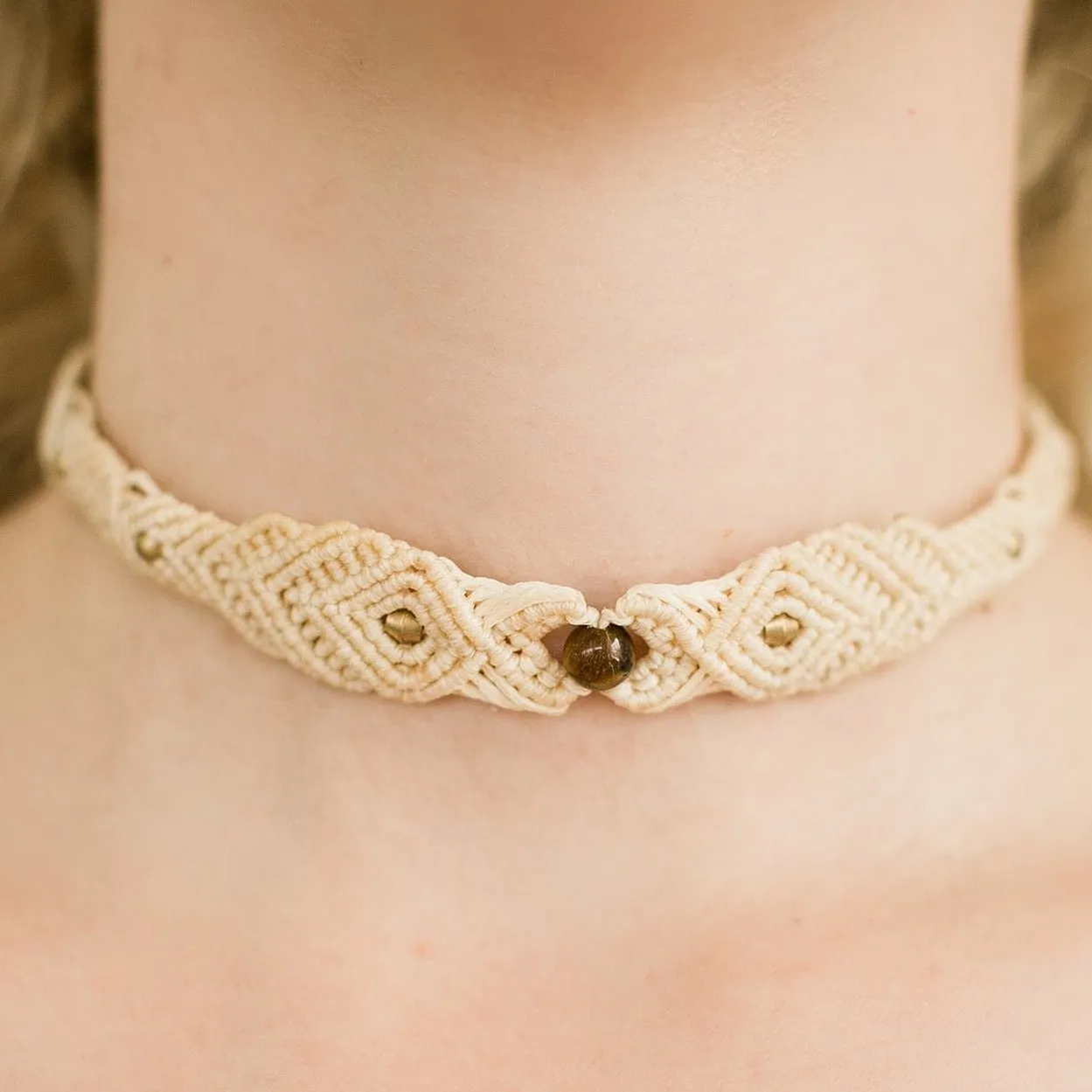 Tigers Eye choker