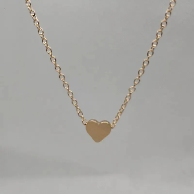 Tiny Heart Choker Necklace
