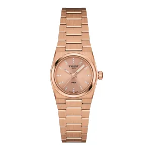 Tissot PRX (25mm) Ladies Rose Tone Diamond Dial Watch