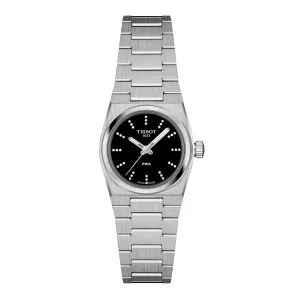 Tissot PRX (25mm) Ladies Stainless Steel Diamond and Black Dial Watch