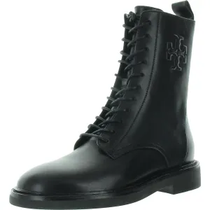 Tory Burch Womens Zipper Combat & Lace-Up Boots