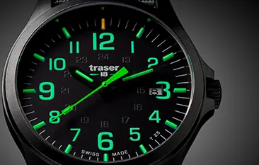 Traser P67 Officer Pro GunMetal Black / Lime Nato