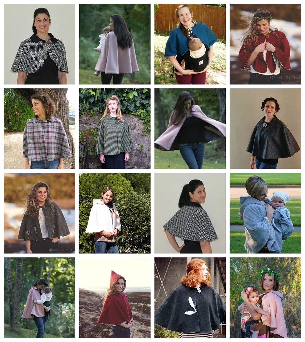Traveller Cape Sewing Pattern - Adult