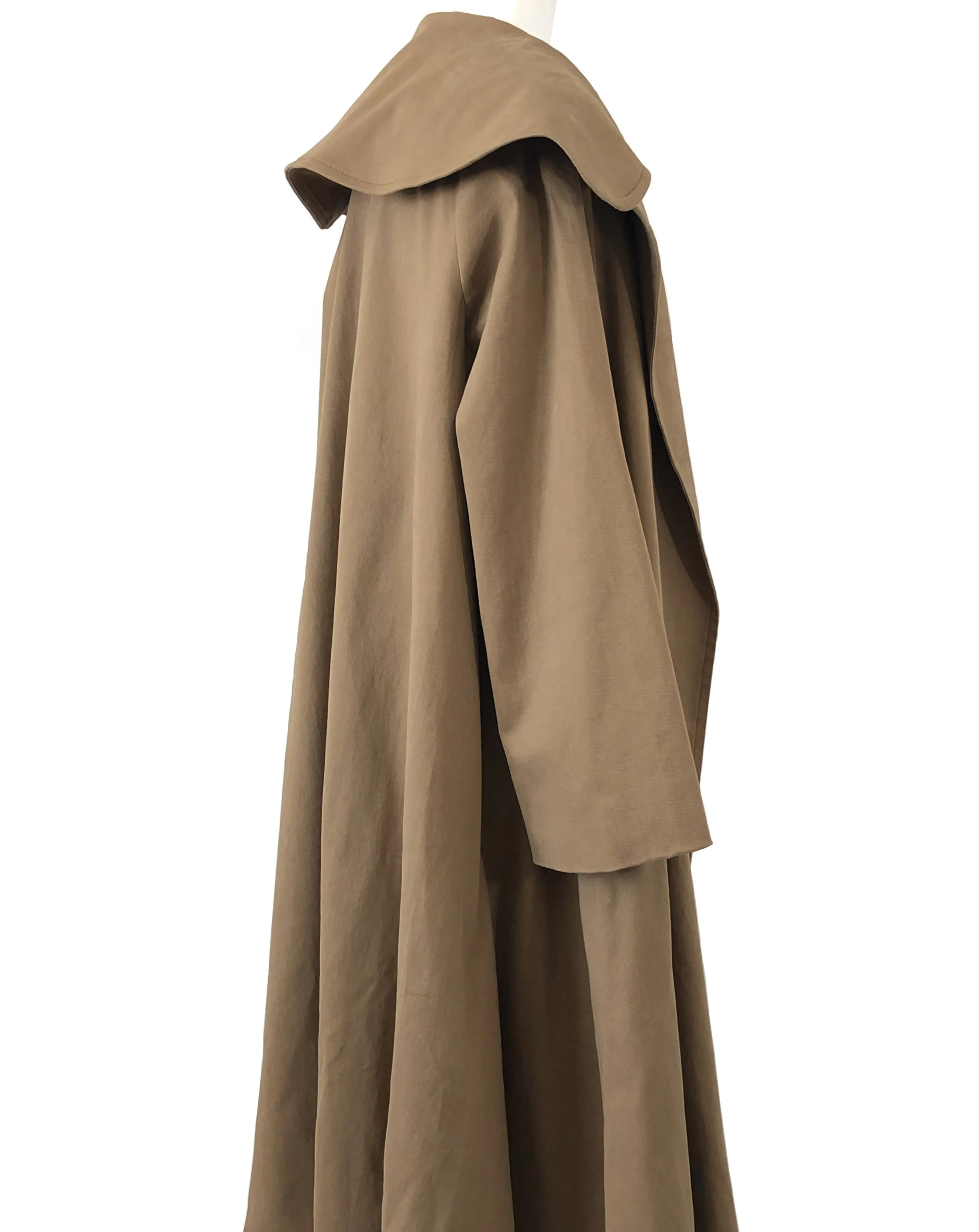 Twill Cape Collar Trench Coat