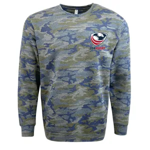 USA Rugby Camo Edition Crest Logo Crew Sweatshirt