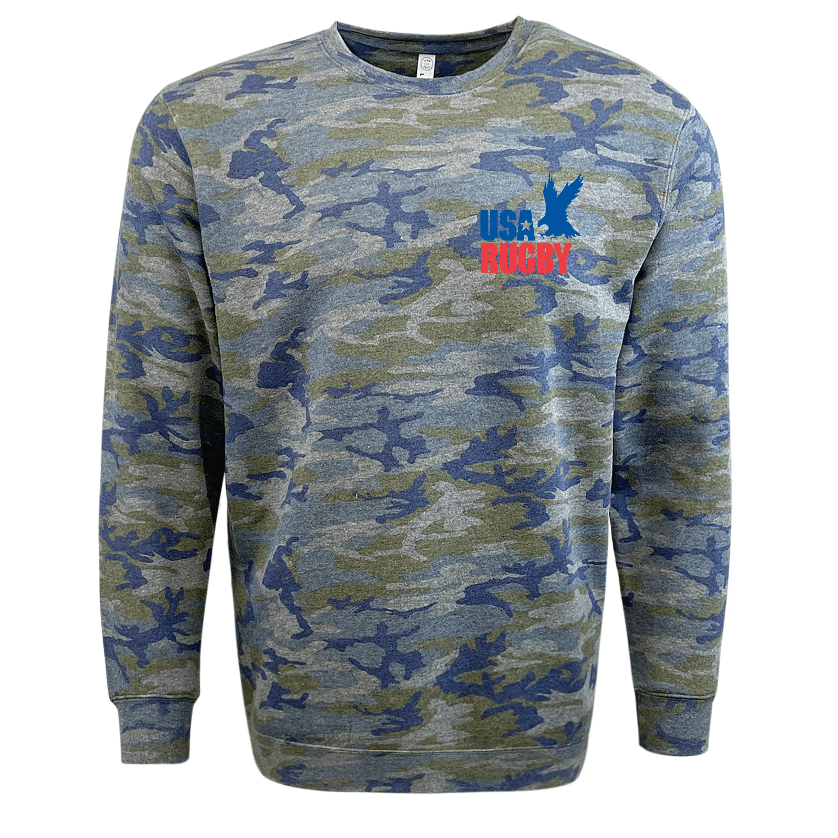 USA Rugby Camo Edition Throwback Logo Crew Sweatshirt