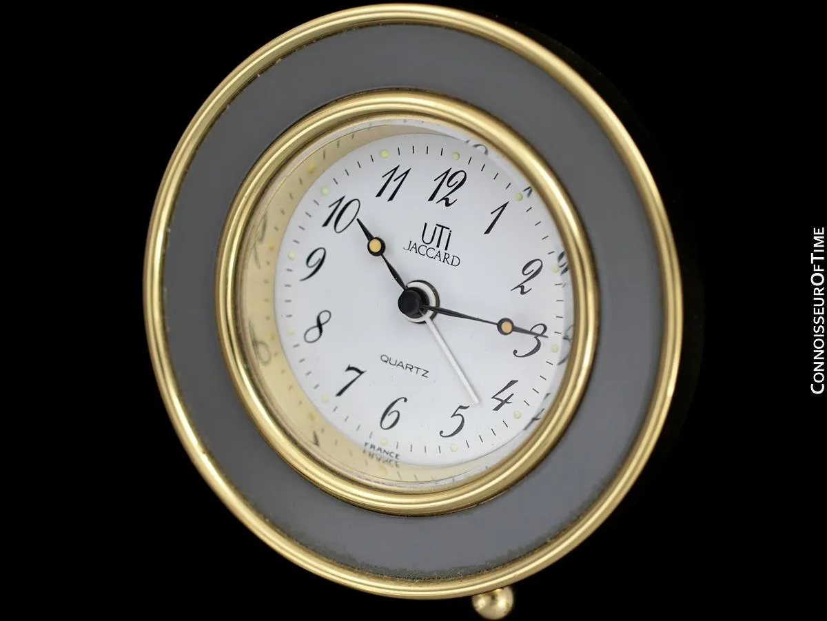 UTI Jaccard Vintage Travel Alarm Clock - Owned & Used by Jerry Lewis