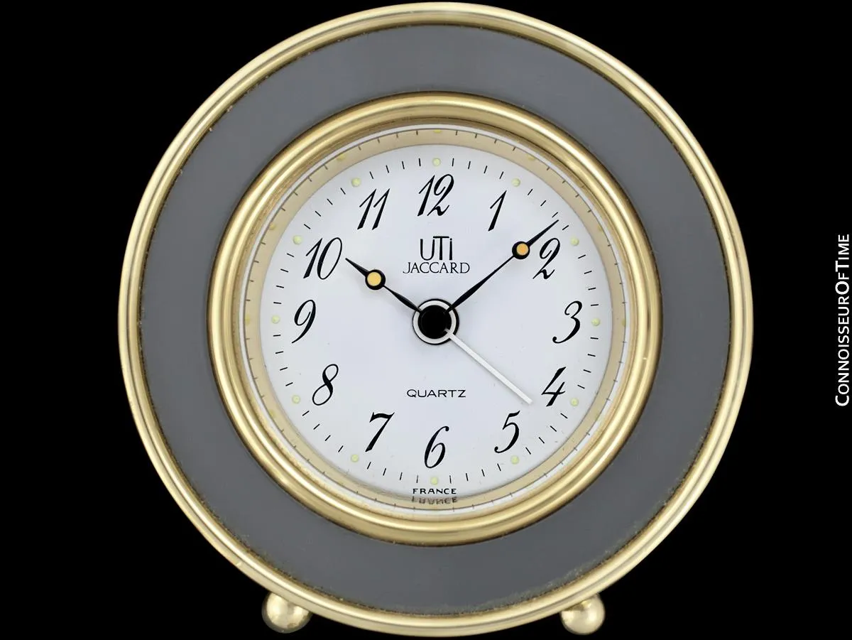 UTI Jaccard Vintage Travel Alarm Clock - Owned & Used by Jerry Lewis