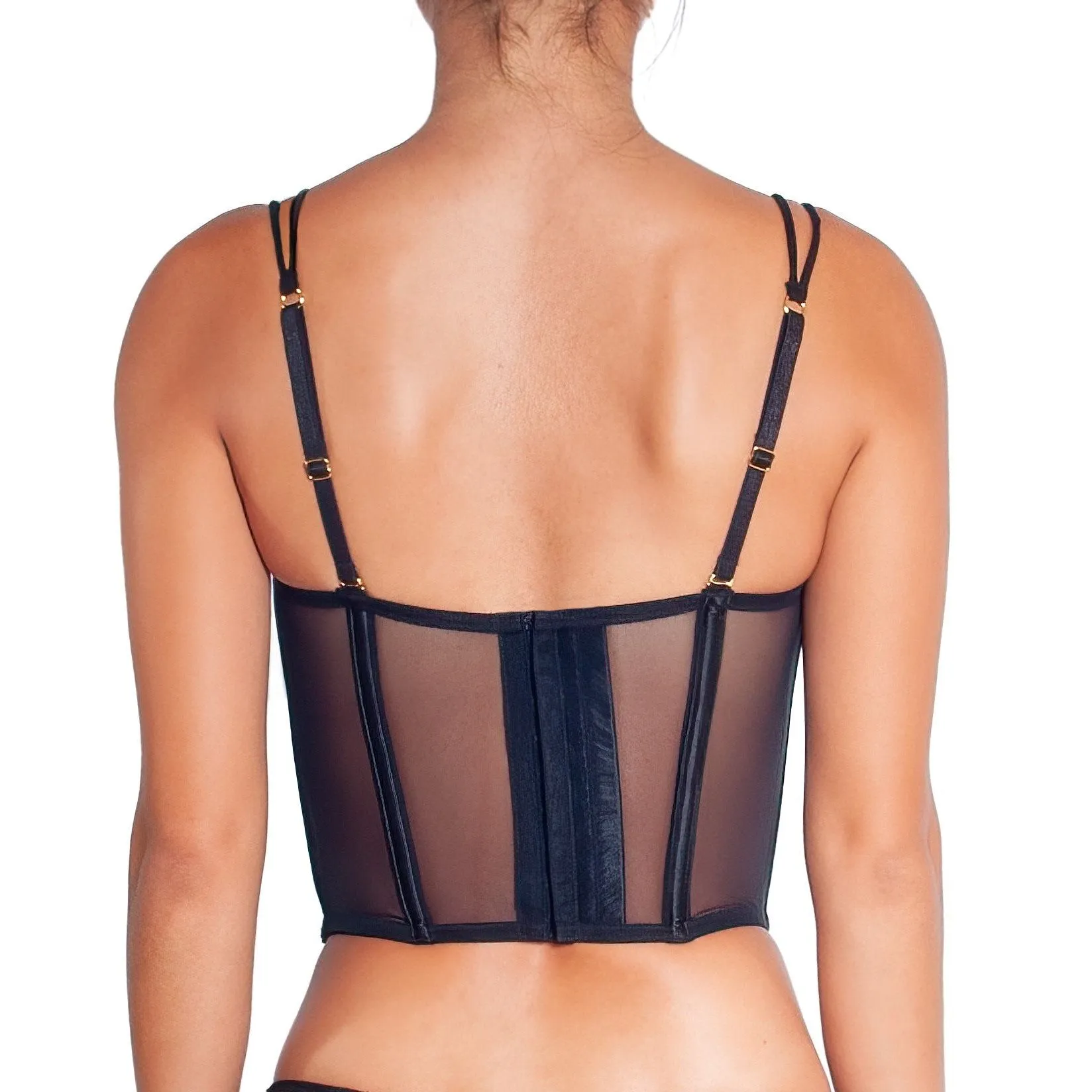 VALERY BLACK LACE BUSTIER