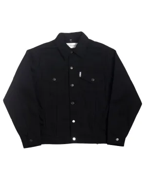 Varsity Los Angeles Black Denim Trucker