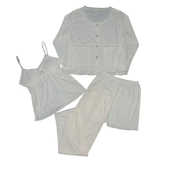 victoria’s secret sexy pajama lingerie baby doll set