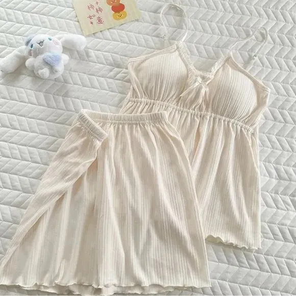 victoria’s secret sexy pajama lingerie baby doll set