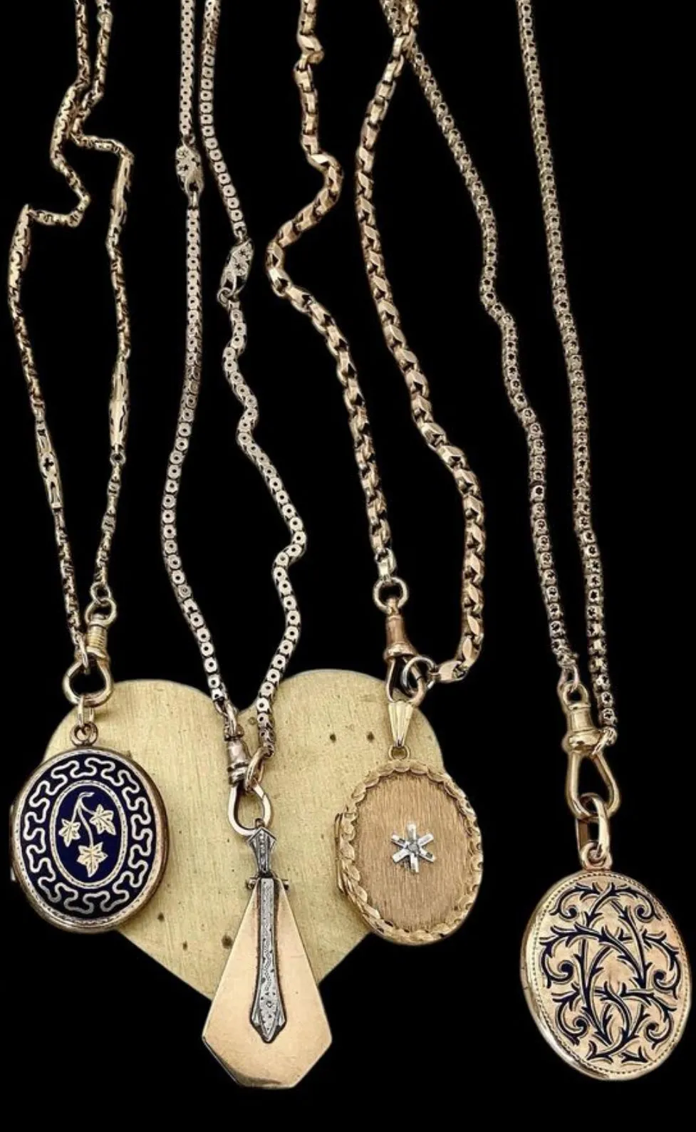 Vintage Star Diamond Locket