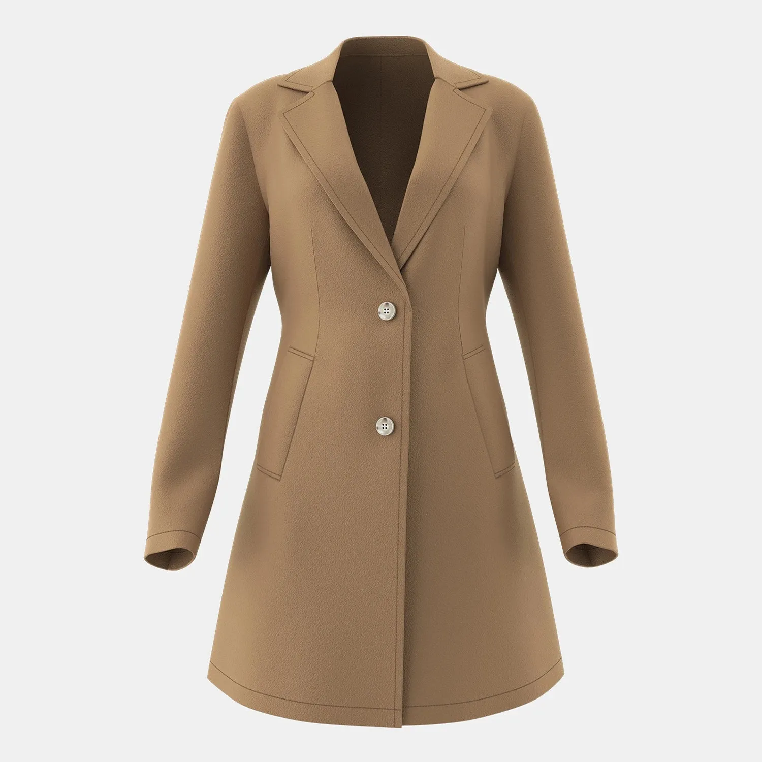 Winter Camel Casual Coat