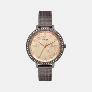 Women Rose Gold Analog Stainless Steel Watch TWEL14705