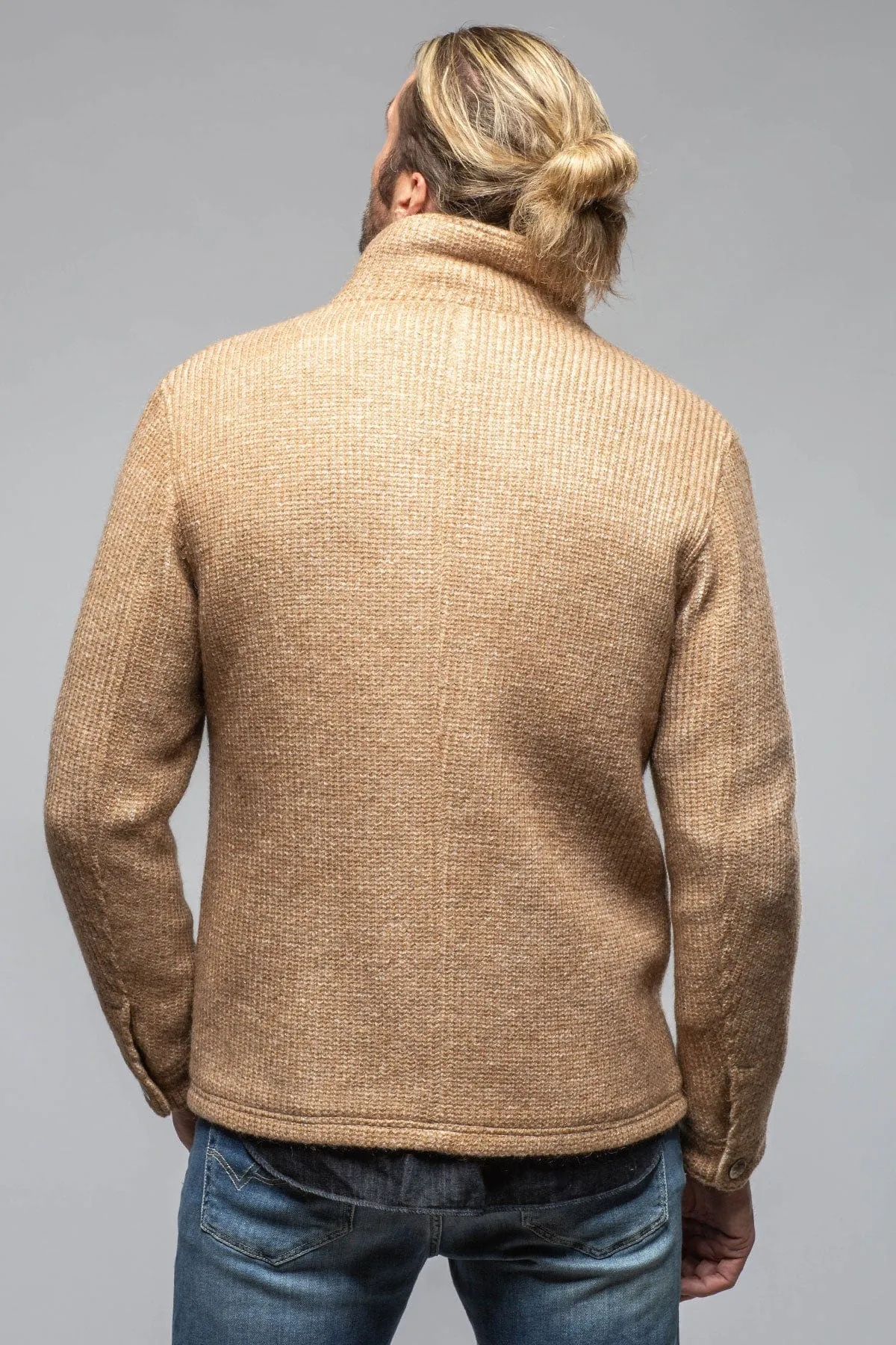 Wrangell Knit Jacket In Camel