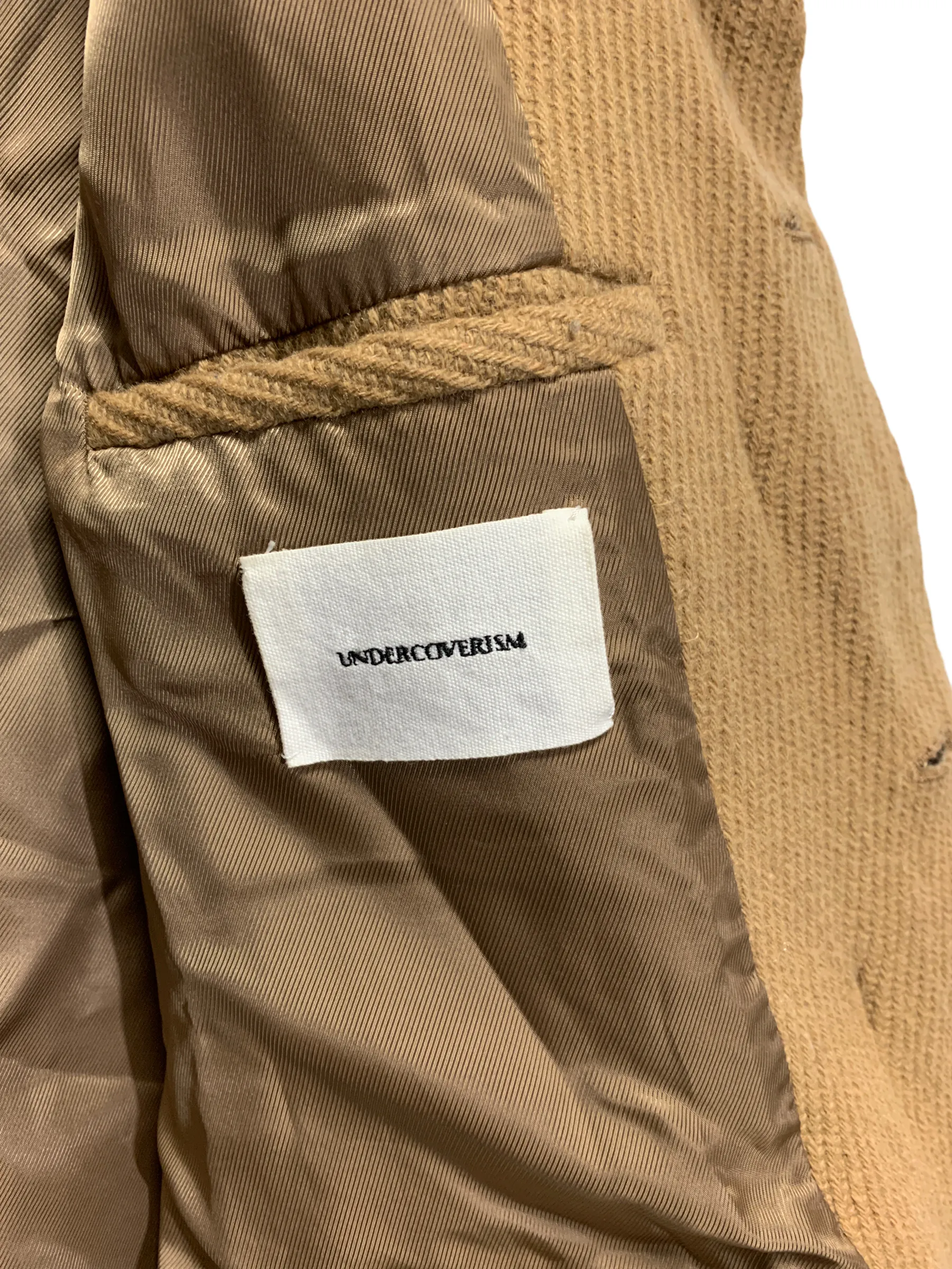 [XL] Undercover Wool Knit Duffle Coat Jacket